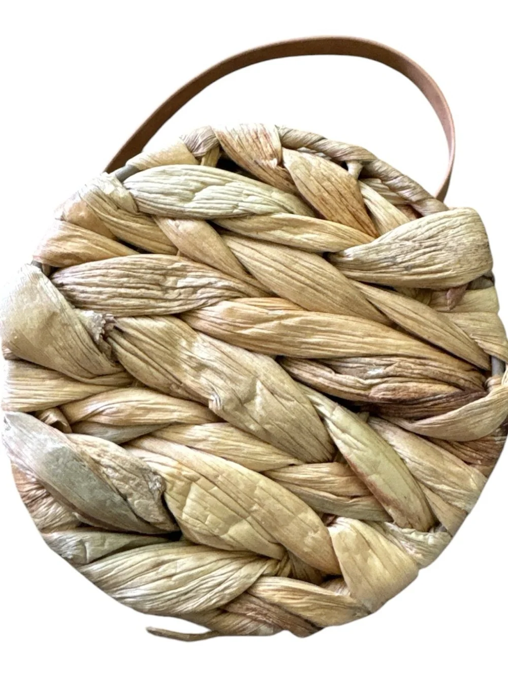 Target Hearth & Hand With Magnolia Woven Bottle Carrier Water Hyacinth New